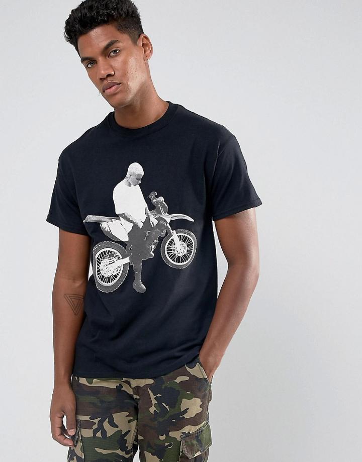 Justin Bieber Stadium Tour T-shirt In Black - Black