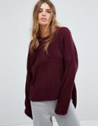 Micha Lounge Over Sized Boyfriend Sweater - Gray