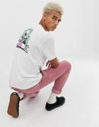 Santa Cruz Eyegore Back Print T-shirt In White - White