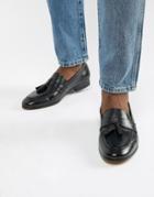 Dune Loafers In Black Hi-shine - Black