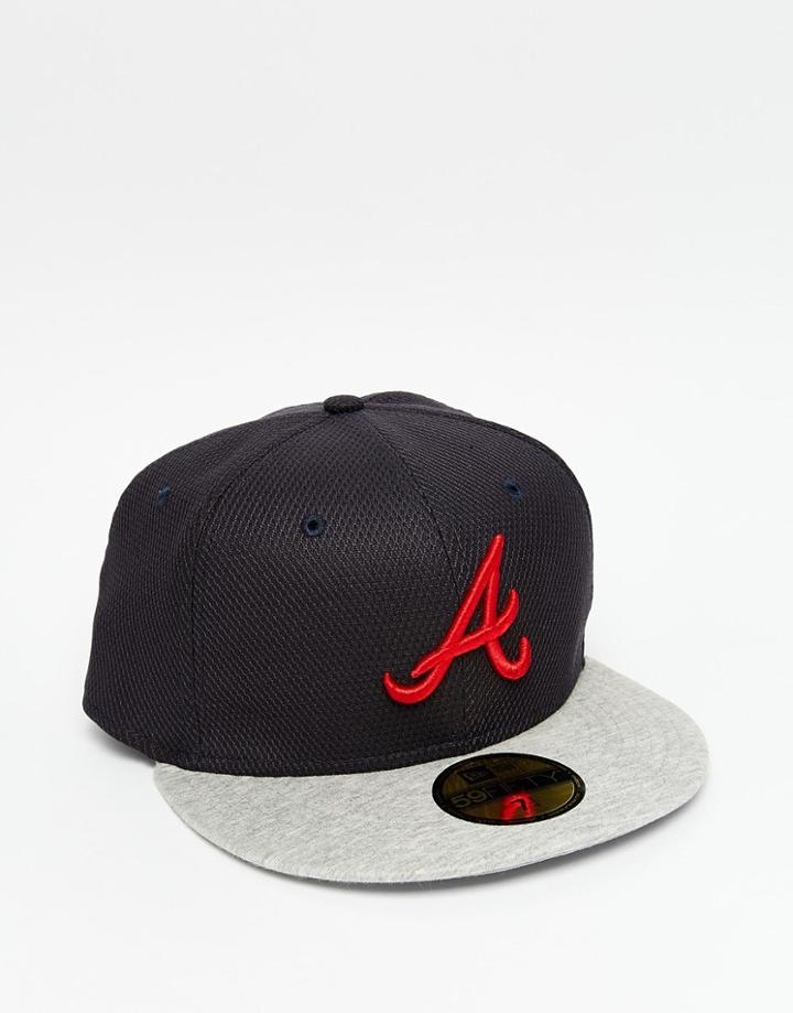 New Era 59fifty Atlanta Braves Fitted Cap - Black