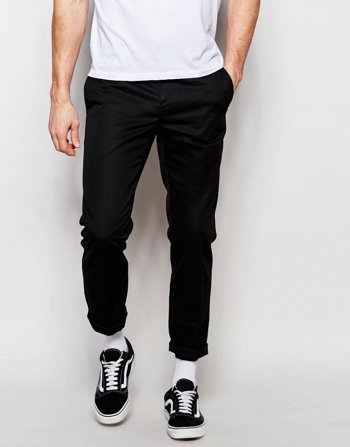 Dickies 872 Work Pant Chino In Slim Fit-black
