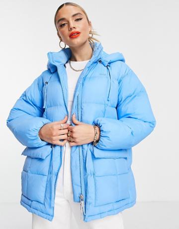 Levi's Padded Jacket In Blue-blues