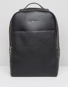 Tommy Hilfiger Backpack In Black Faux Leather - Black