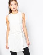Wal G Shift Dress With D Ring - White