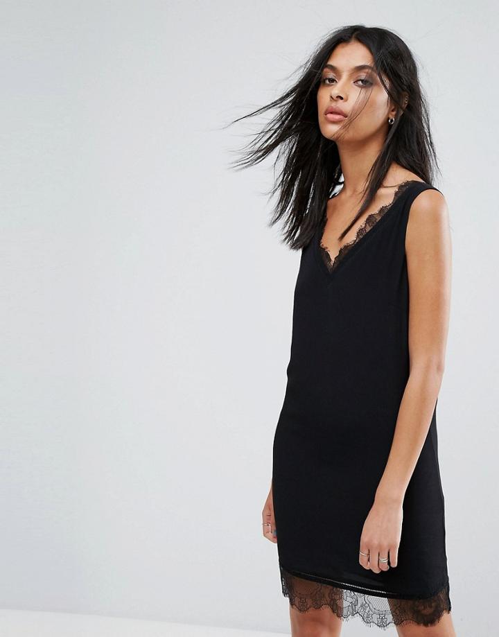 Allsaints Camia Lace Dress - Black
