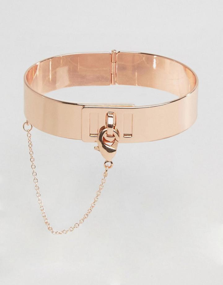 Aldo Rose Gold Cuff Bracelet - Gold