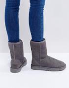 Ugg Classic Short Ii Gray Boots - Gray