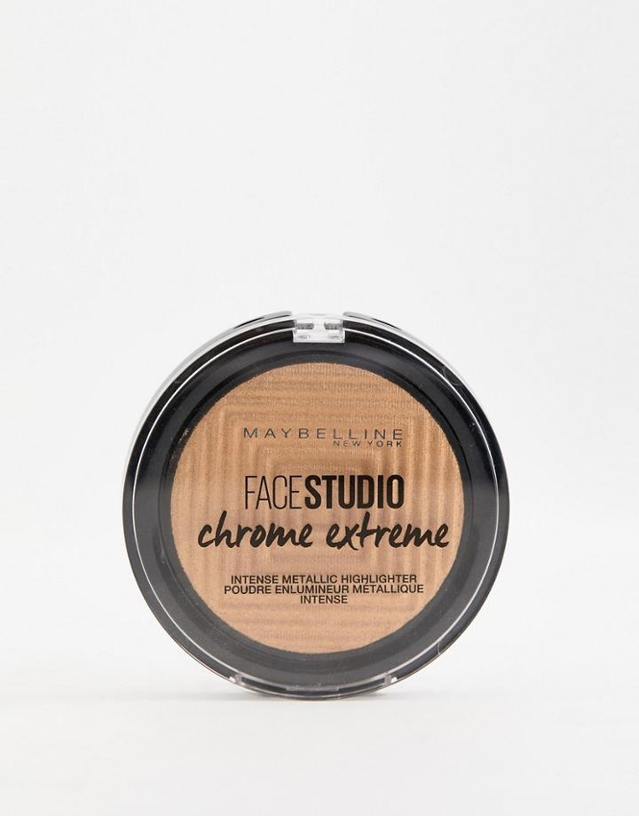 Maybelline Master Chrome Highlighting Powder 500 Sparkling - Gold