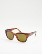 Ray-ban 0rb4178 Oversized Sunglasses In Brown