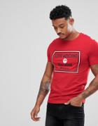 Love Moschino T-shirt In Red With Large Logo - Red