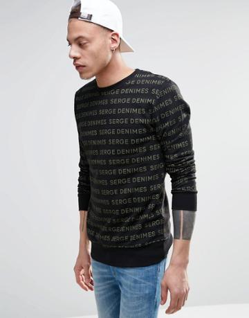 Serge Denimes Sweatshirt - Black