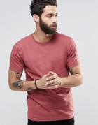 Only & Sons Crew Neck T-shirt - Burgundy