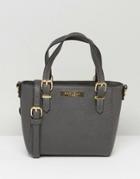 Carvela Micro Winged Tote Crossbody Bag - Gray