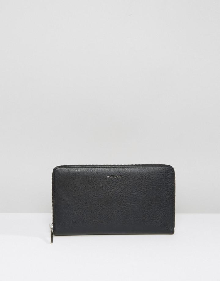 Matt & Nat Odelay Zip Purse With Strap - Black
