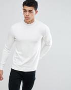 New Look Turtleneck Sweater In White - White