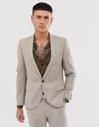 Twisted Tailor Super Skinny Suit Jacket In Gray - Gray