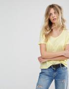 Mango Scoop T-shirt - Yellow