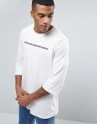 Puma Slogan Long Sleeve Top - White