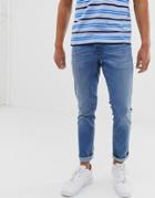Solid Slim Fit Jean Light Wash-blue