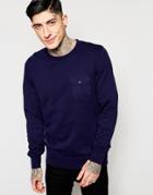 Scotch & Soda Classic Crewneck Sweatshirt - Navy