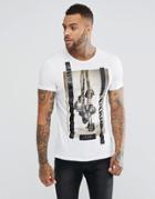 Religion T-shirt With Roses Print - White