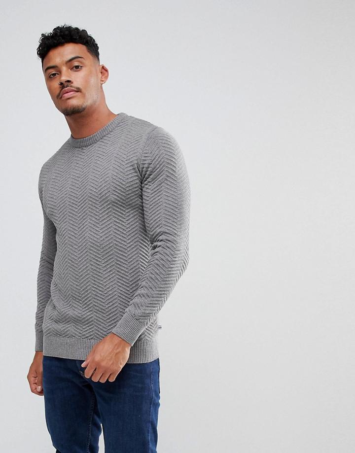 Kronstadt Crew Neck Sweater - Gray