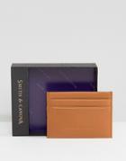 Smith And Canova Classic Leather Card Holder - Brown