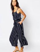 Faithfull Bleeker Stripe Jumpsuit - South Beach