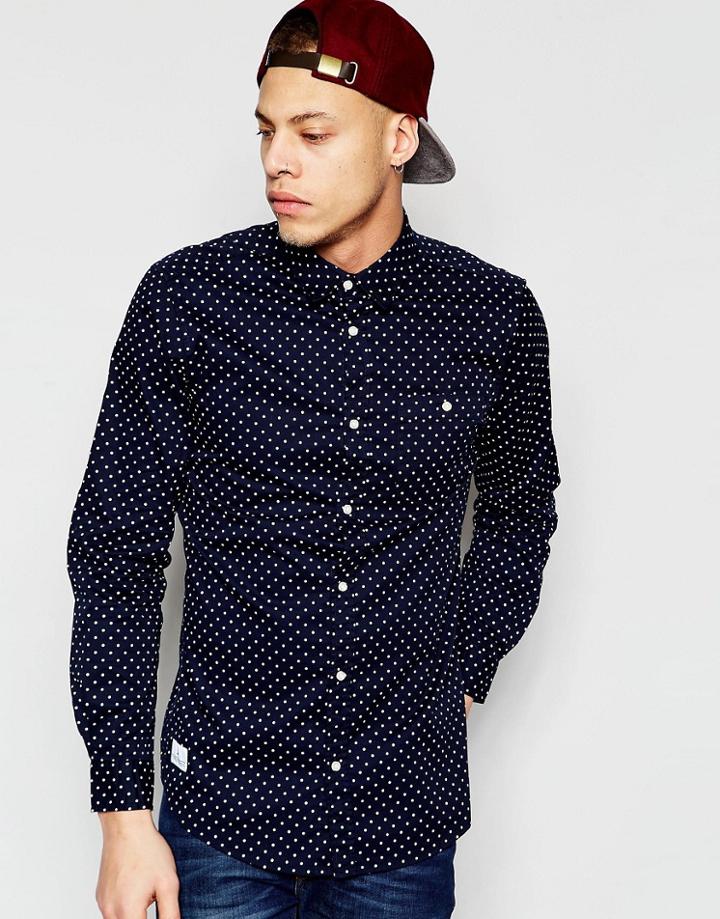 Wesc Synon Slim Fit Shirt - Blue