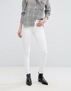 Jdy Mid Rise Skinny Jeans - White