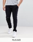 G-star Plus 5620 3d Zip Knee Super Slim Jeans Black - Black