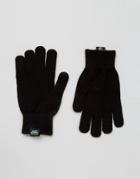 Cheap Monday Touch Screen Gloves In Black - Black