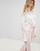 Ted Baker Shelsin Lace Detail Sweater - White
