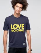 Love Moschino Bubble Logo T-shirt - Black