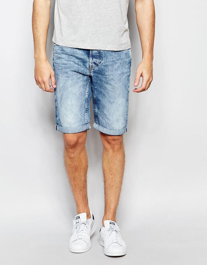 Lee 5 Pocket Short - Blue