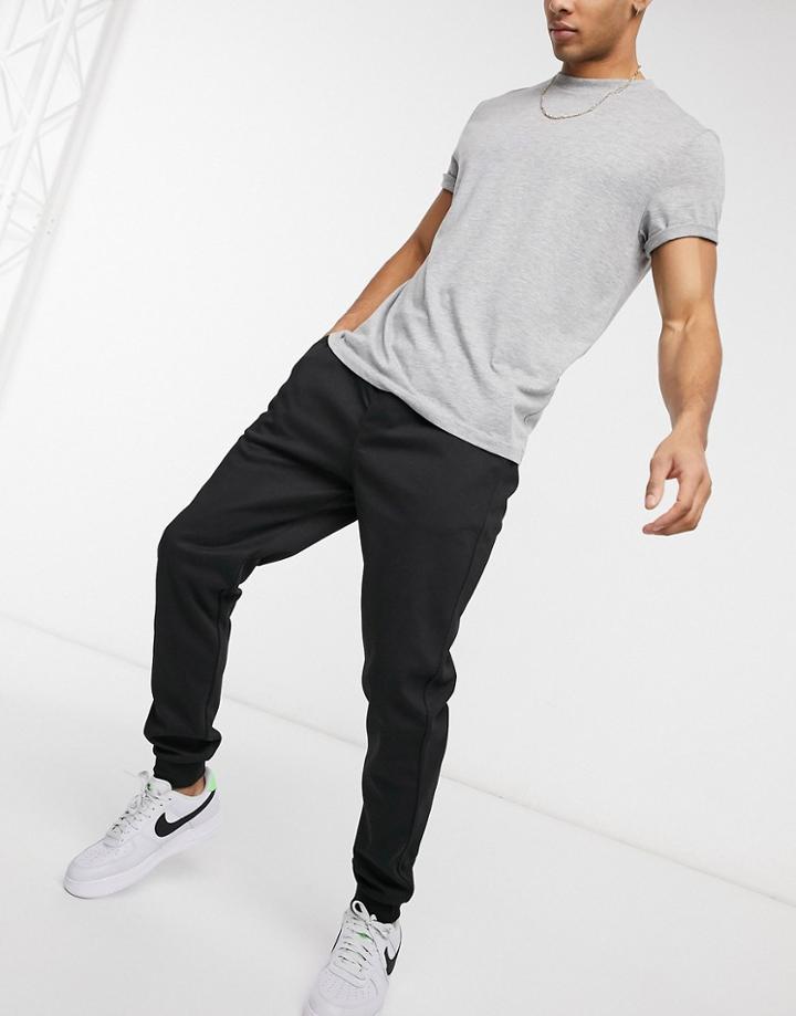River Island Premium Sweatpants In Black