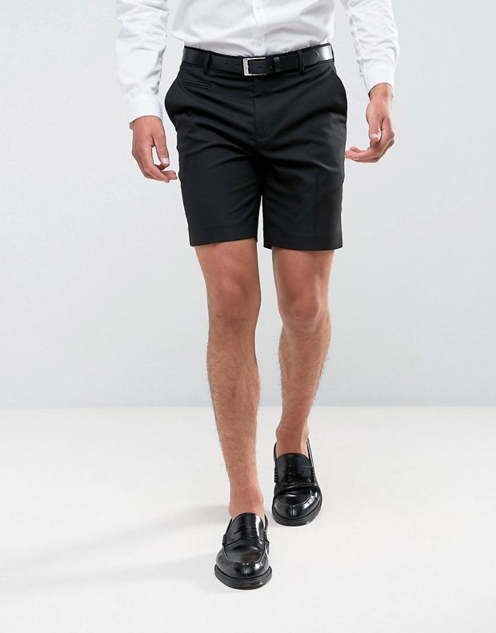 Asos Smart Short In Black - Black