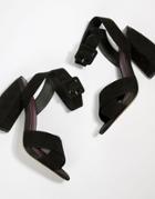 Asos Design Hedge Your Bets Heeled Sandals - Black