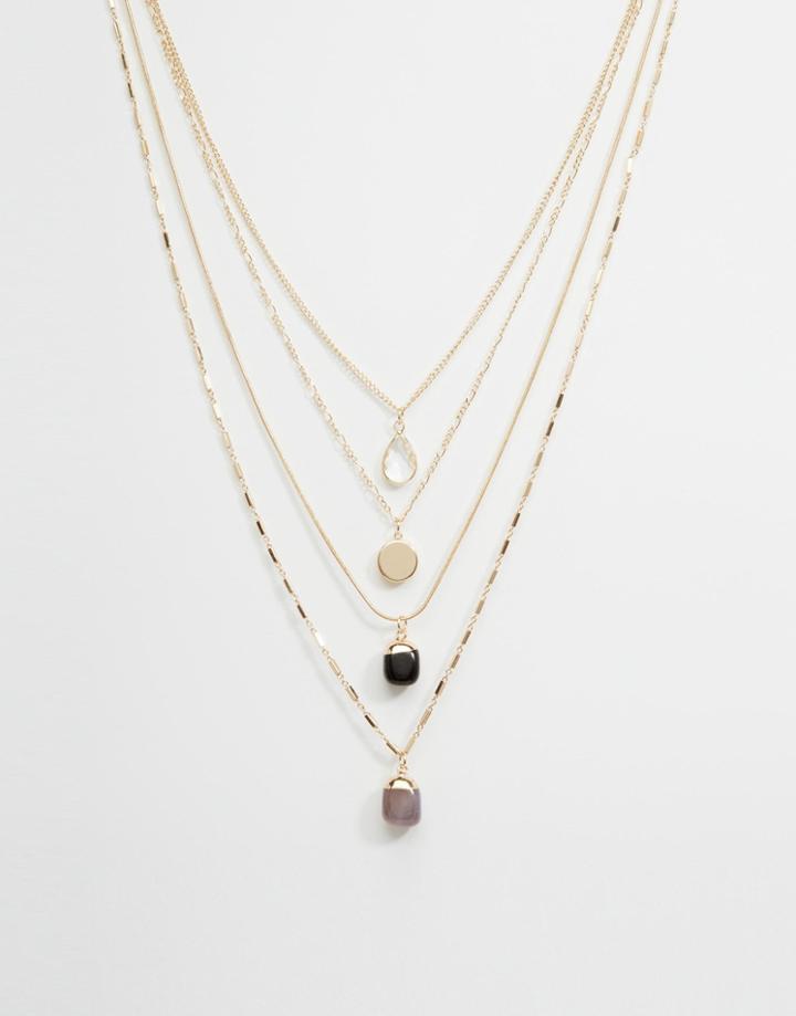 Aldo Godenzo Multirow Layering Necklaces - Gold