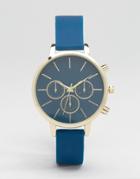 New Look Soft Strap Watch - Blue