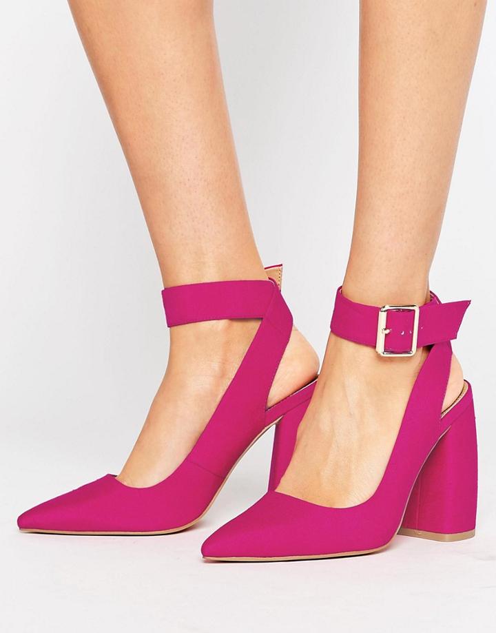 Asos Pina Colada Pointed High Heels - Pink