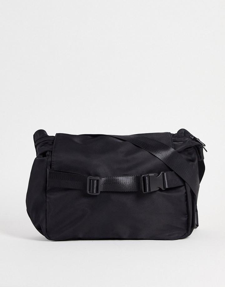 Bando Nylon Cross Body Bag-black