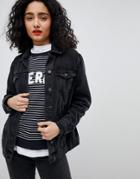 New Look Oversized Denim Jacket - Black