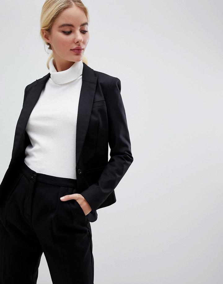 Y.a.s Peyton Slim Fit Blazer - Black