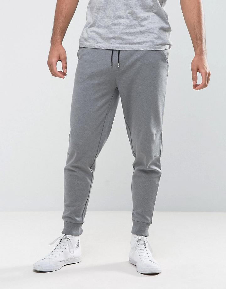 Hugo By Hugo Boss Darshs Cuffed Sweat Joggers In Gray - Gray