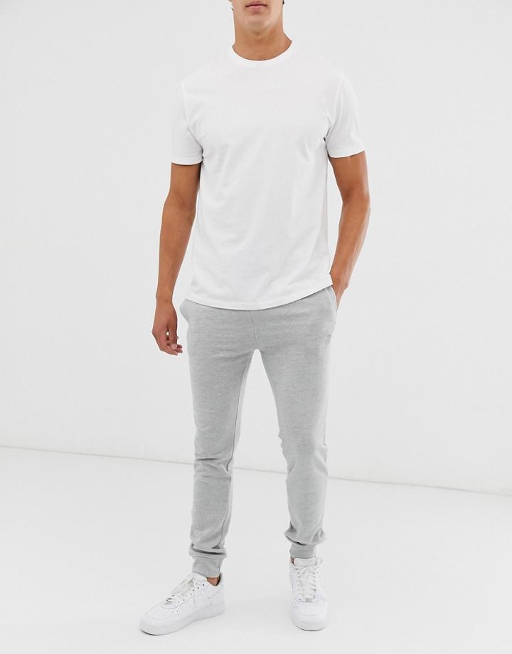 Soul Star Basic Jogger In Gray