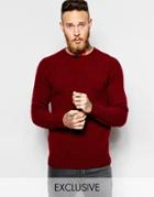 Ymc Sweater In Lambswool Exclusive - Bordeaux Mix