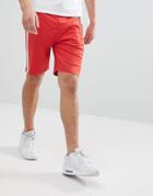 Asos Skinny Short With Side Stripe And Zip Pockets - Red