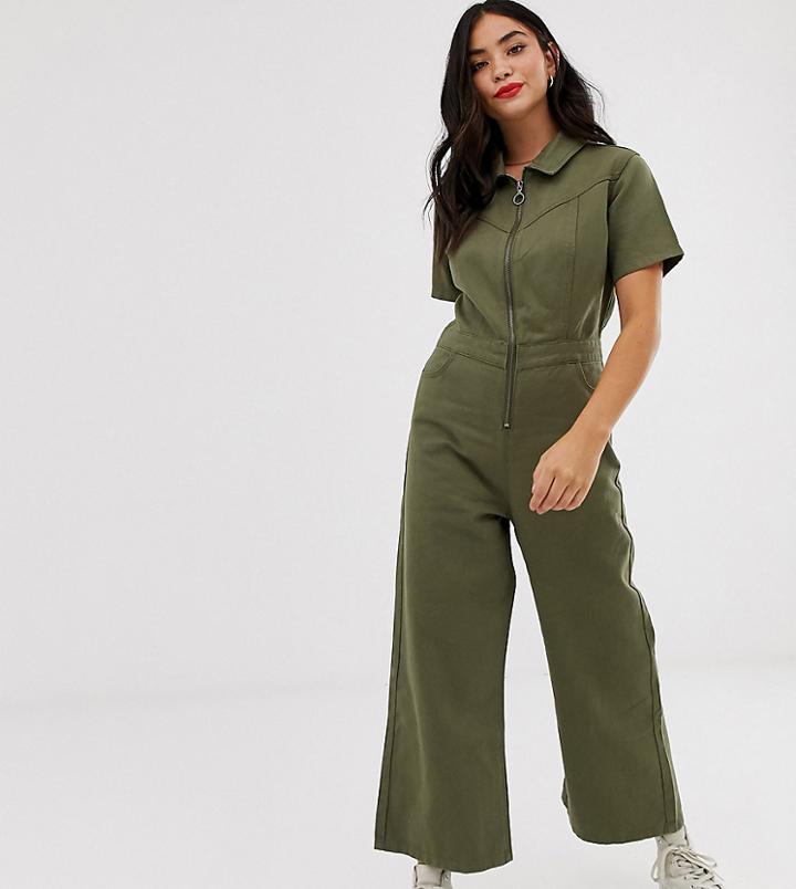 Urban Bliss Wide Leg Utility Jumpsuit